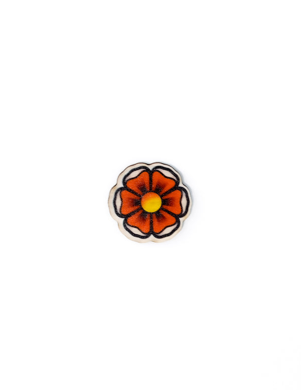 10056: woo_D. Pin Flower Tattoo