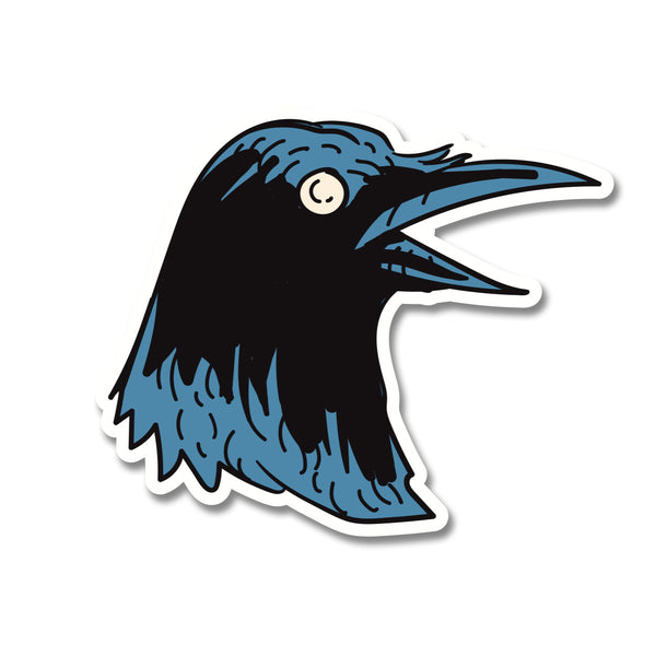 10128: POPOUT Sticker-L Creepy Crow