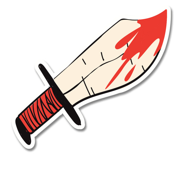 10130: POPOUT Sticker-L Blood Dagger