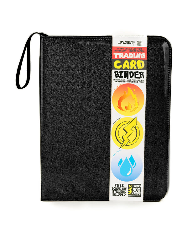 44000: Trading Card Binder |9 Pocket| Laser Black