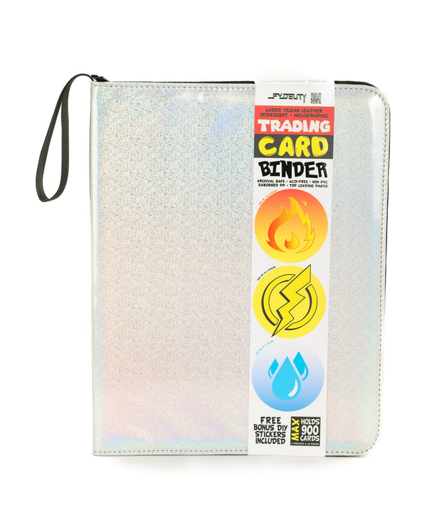 44001: Trading Card Binder |9 Pocket| Laser Silver