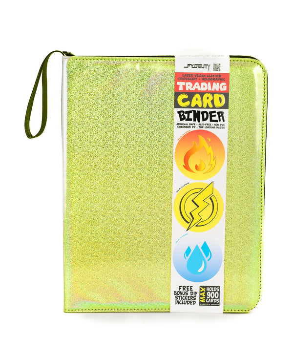 44003: Trading Card Binder |9 Pocket| Laser Yellow