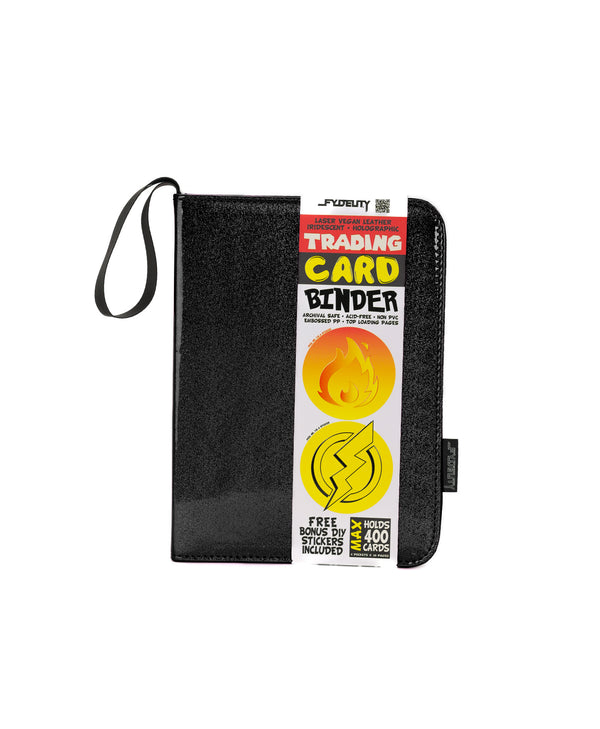 44030: Trading Card Binder |4 Pocket| Laser Black