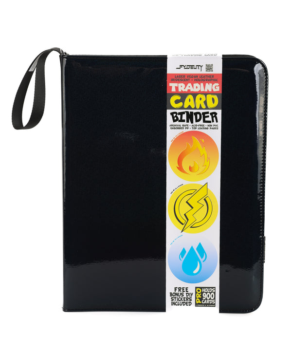44020: Trading Card Binder |9 Pocket| Patent Black