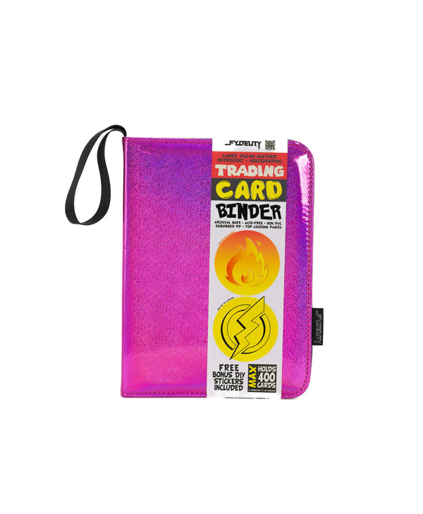 44032: Trading Card Binder |4 Pocket| Laser Pink