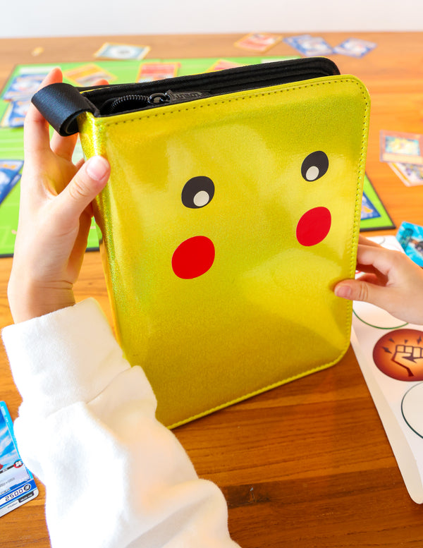 44033: Trading Card Binder |4 Pocket| Laser Yellow