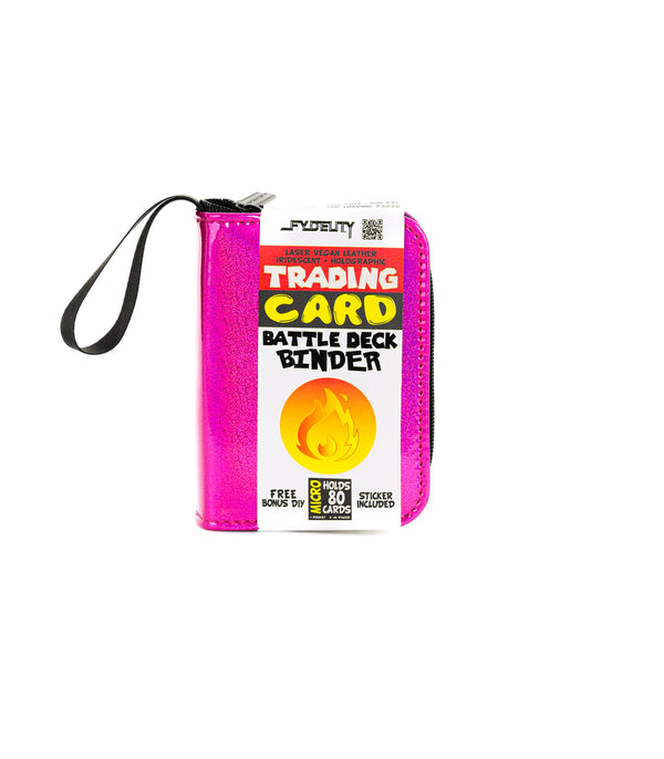 44062: Trading Card Binder |1 Pocket| Laser Pink