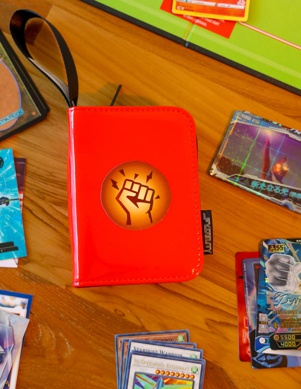 44072: Trading Card Binder |1 Pocket| Patent Red