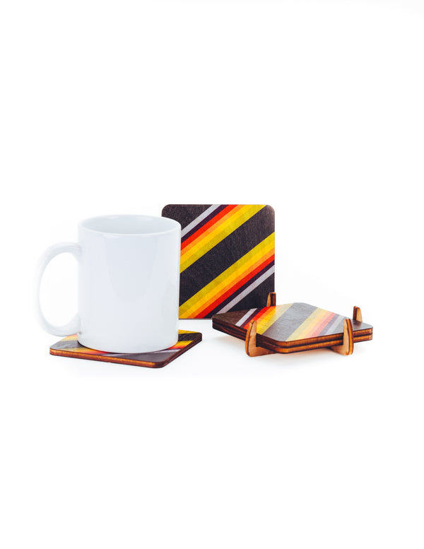 60210: woo_D. Coasters Retro Stripe