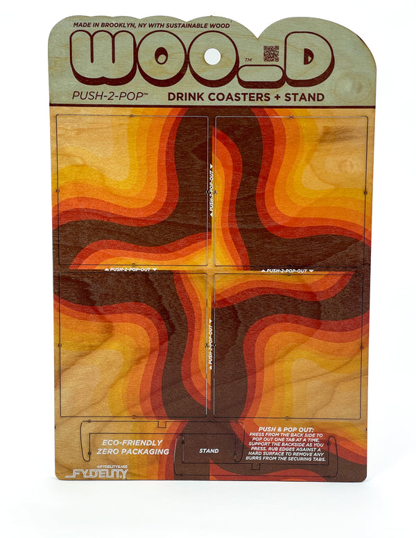 60211: woo_D. Coasters Retro Swirl