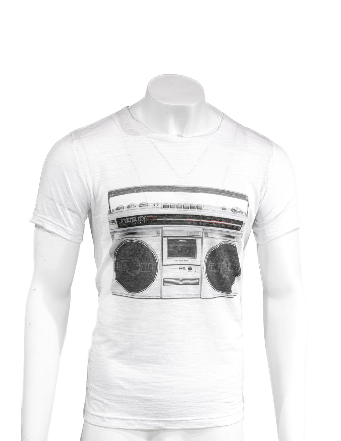 61018: T-Shirt Vintage White | Boombox