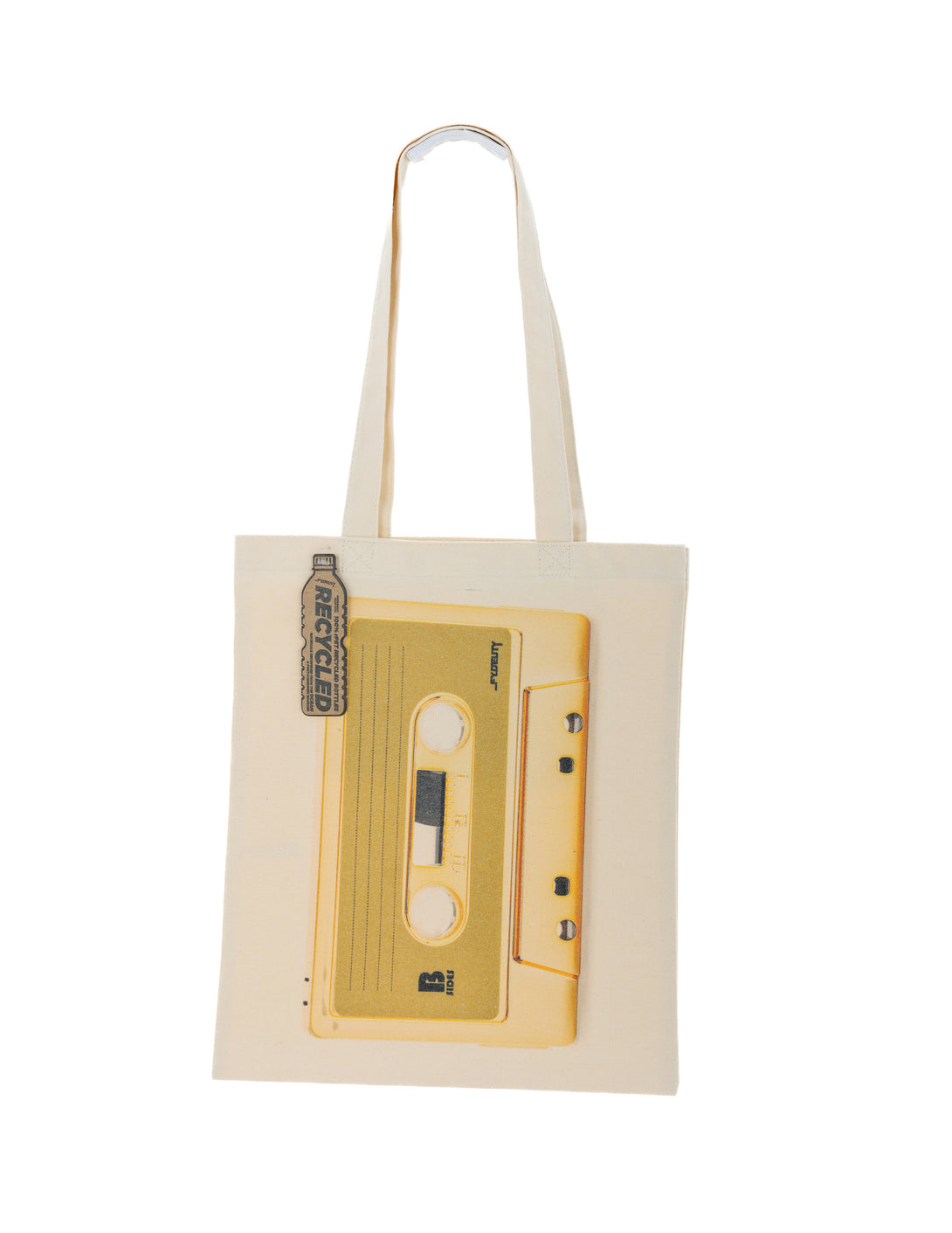 63008: Tote Bag Recycled PET | Gold Cassette