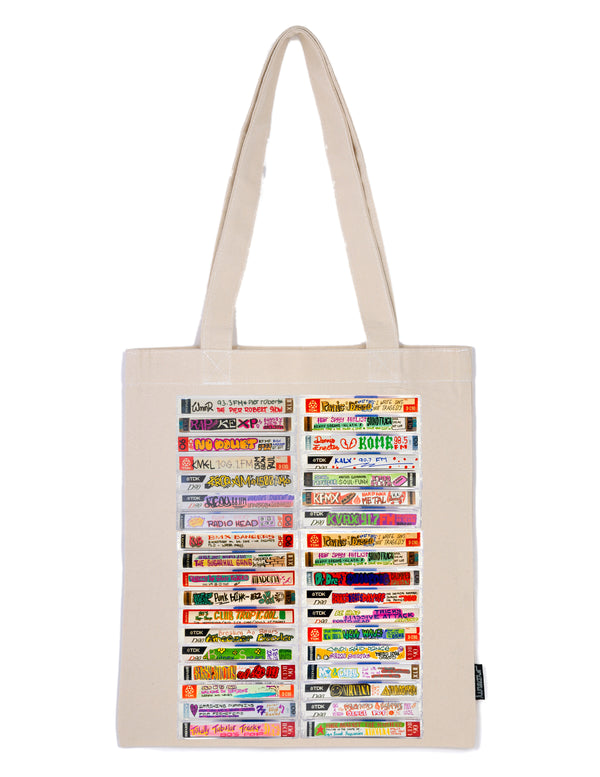 63014: Tote Bag Recycled PET | Cassette Stack