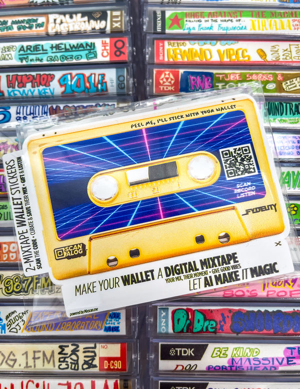 70213: Add a Digital Mixtape to Your  Wallet | Sticker |