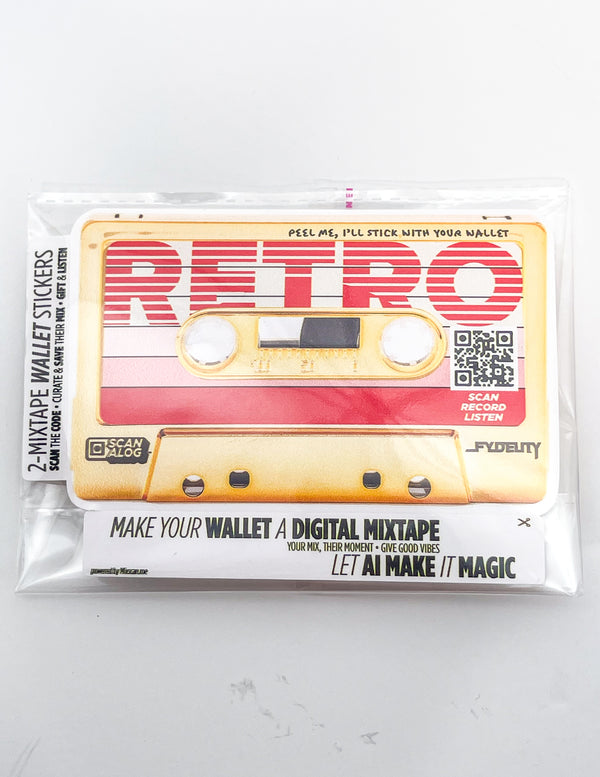 70215: Add a Digital Mixtape to Your  Wallet | Sticker | Retro