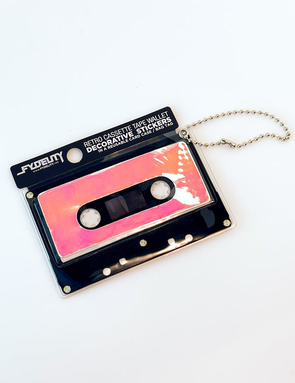 70224: Retro Cassette Wallet | Sticker |