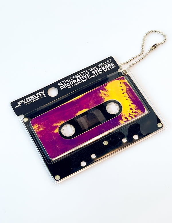 70225: Retro Cassette Wallet | Sticker |