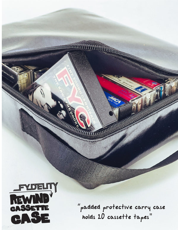 70421: Cassette Storage Case 20 Pcs | Black Two Timer