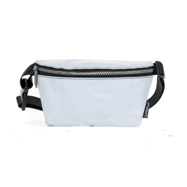 83840: Fanny Pack |Ultra-Slim| Reflective Silver