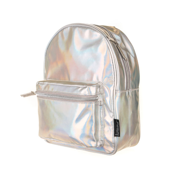 86221: Mini Backpack | Metallic Laser Silver