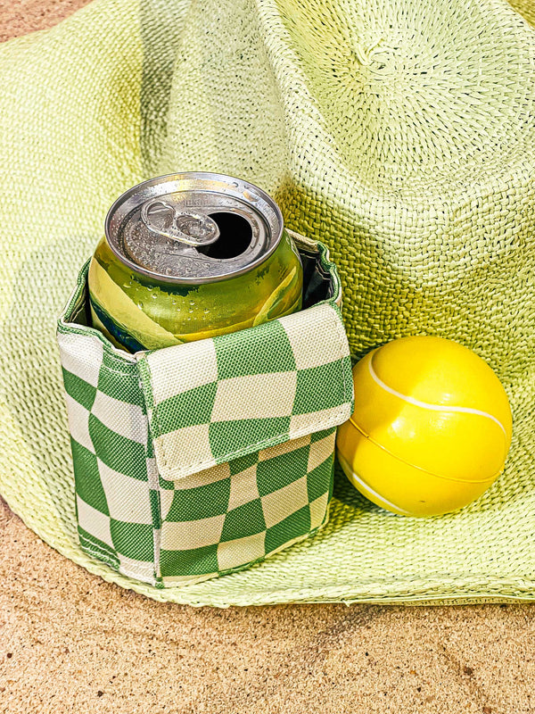 87801: Külwap Can Cooler Wrap Wallet  | Recycled rPET | Groovy Green