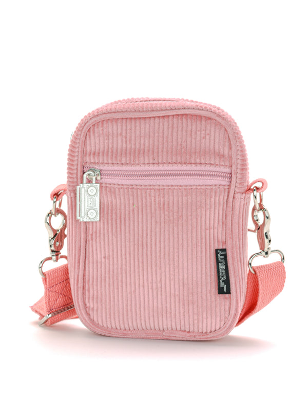 88602: Mini Brick Bag | Corduroy Pink