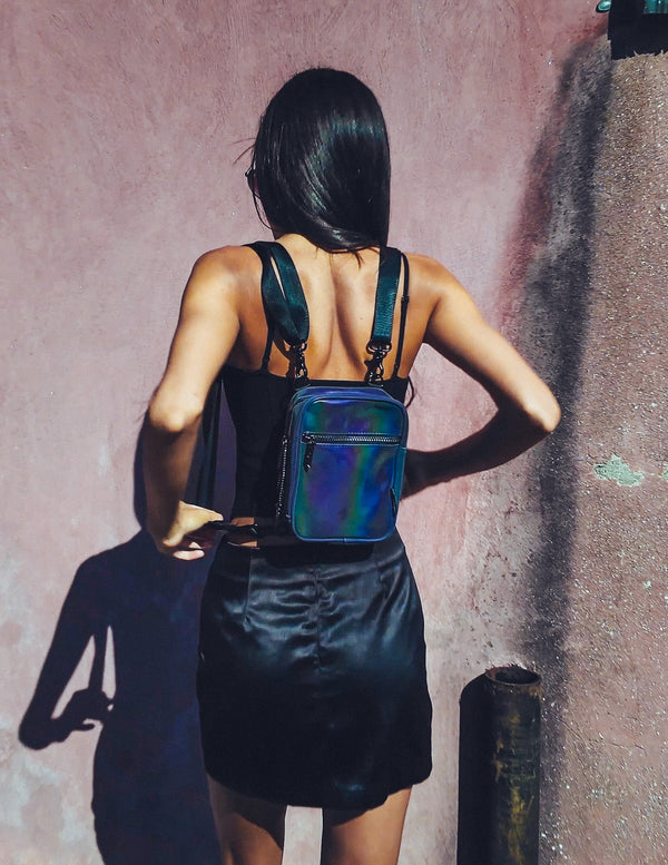 88841: Sidekick Sling Bag | Reflective Rainbow