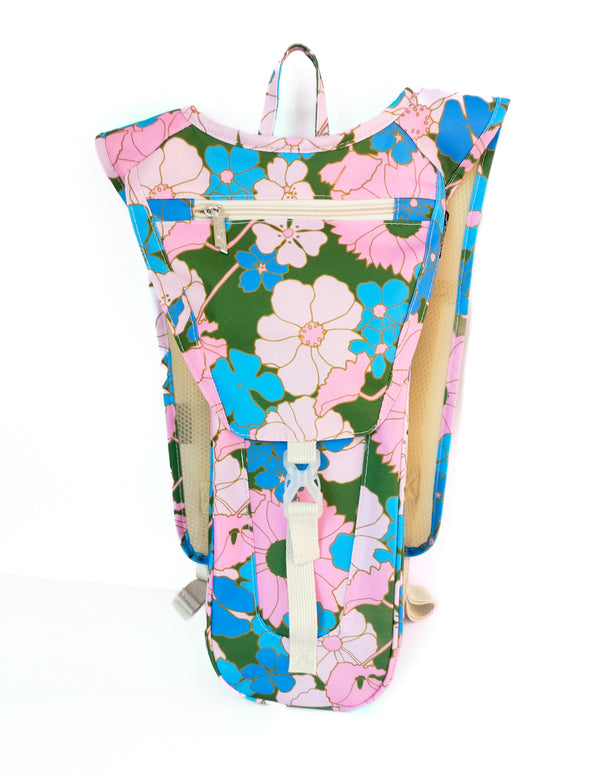 91052: Hydro Pack Insulated | Recycled RPET | Pink Blue Floral