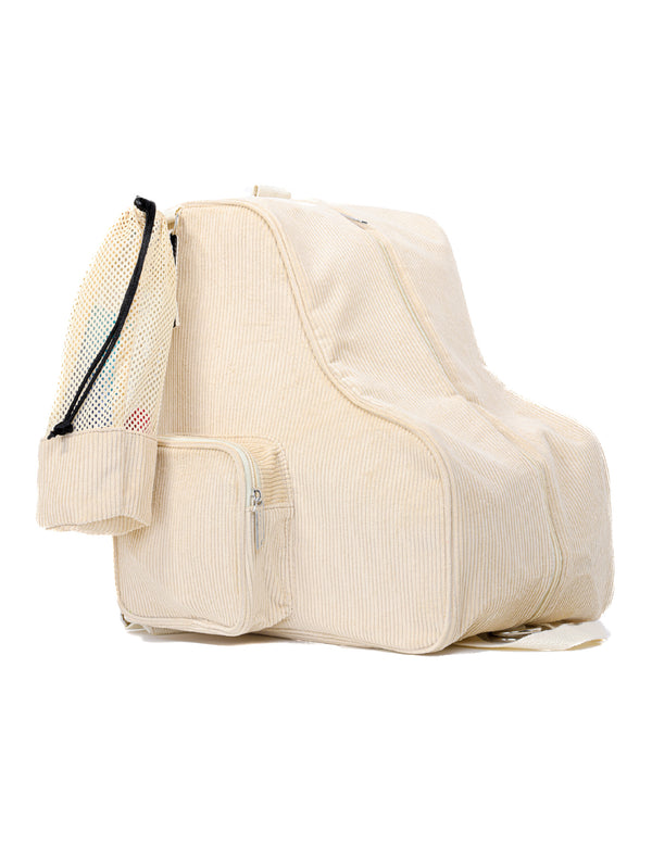 98137: Freewheelin' Roller Skate Bag Pack | Corduroy Camel