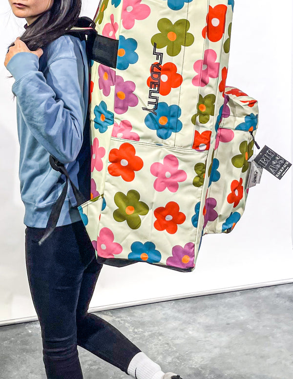 99333: Big A$$ Backpack |900D rPET Recycled | Multi-Poppy