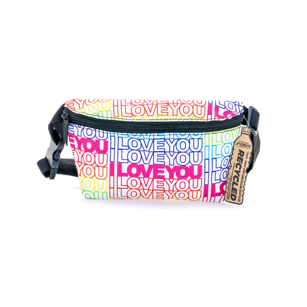 83036: Fanny Pack |Ultra-Slim| Recycled RPET | WERDS I Love You