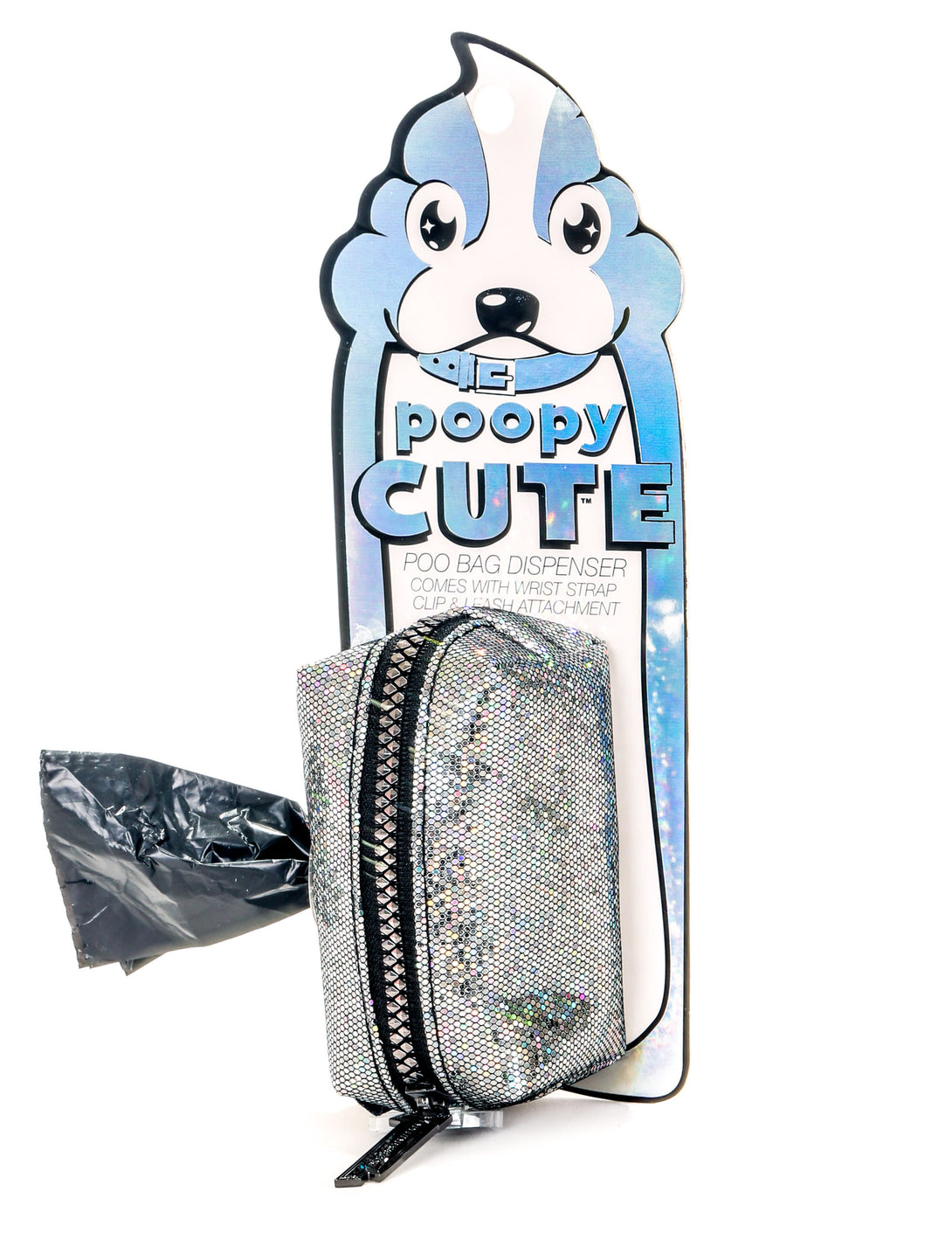 30321: poopyCUTE | Dazzler Glam Glitter Silver