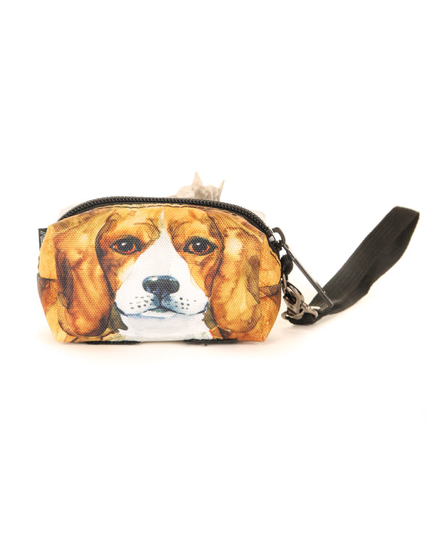 30340: poopyCUTE: Doggy Waste Bag Holder for Fashionable Owner & Dog |DOGGIE Beagle