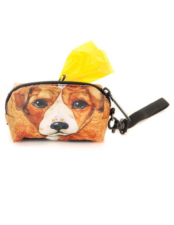 30345: poopyCUTE: Doggy Waste Bag Holder for Fashionable Owner & Dog |DOGGIE Jack Russel