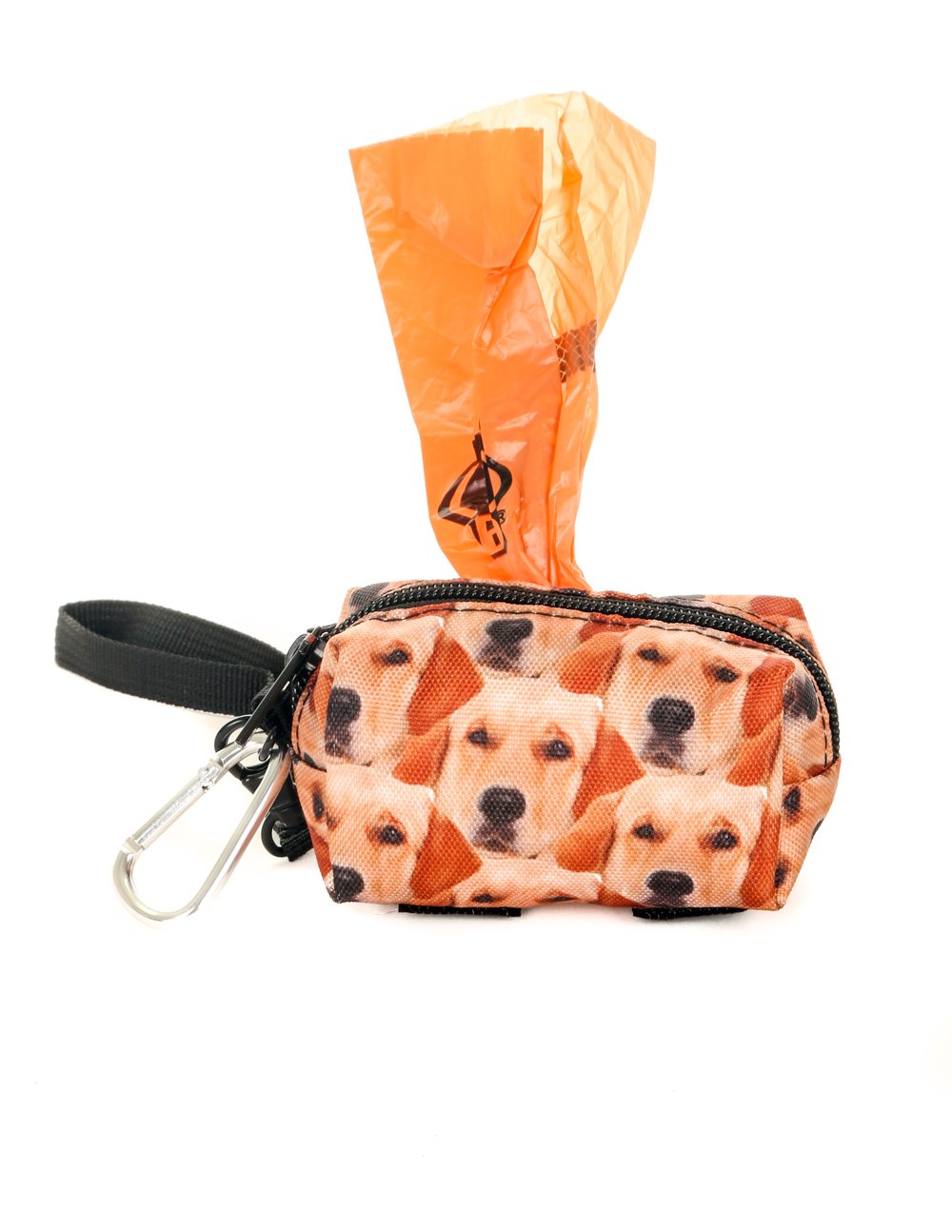 30400: FYDELITY: poopyCUTE Fashionable Dog Waste Bag Holder |  POOCHIFER Yellow Labrador
