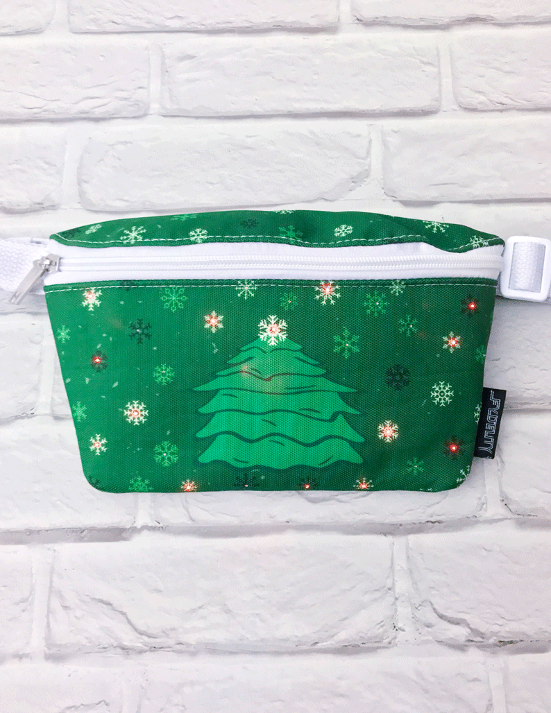 43301: HOLO.DAZE Fanny Packs | LED FLAKES TREE