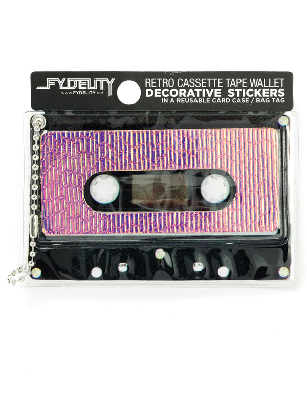 70246: Retro Cassette Wallet | Sticker | Aura Spectral