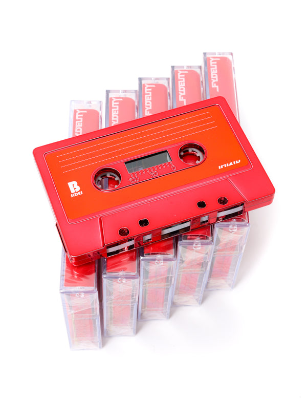70309-5PK: Audio Cassette Tapes |Blank for Recording C-60 Minute |5pcs Brick |Red Chrome