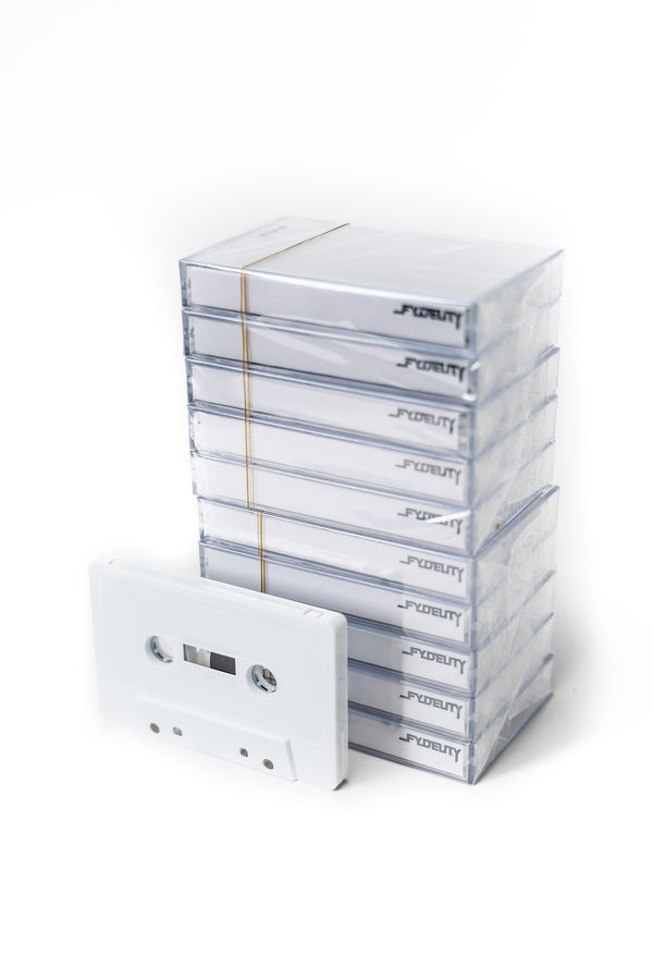 70330: Blank Cassette Tape 60-Min 10 Pack | White