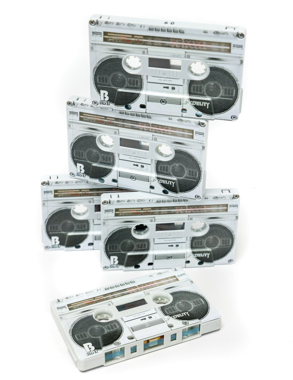 70348: Blank Cassette Tape 60-Min 5 Pack | Custom | BOOMBOX