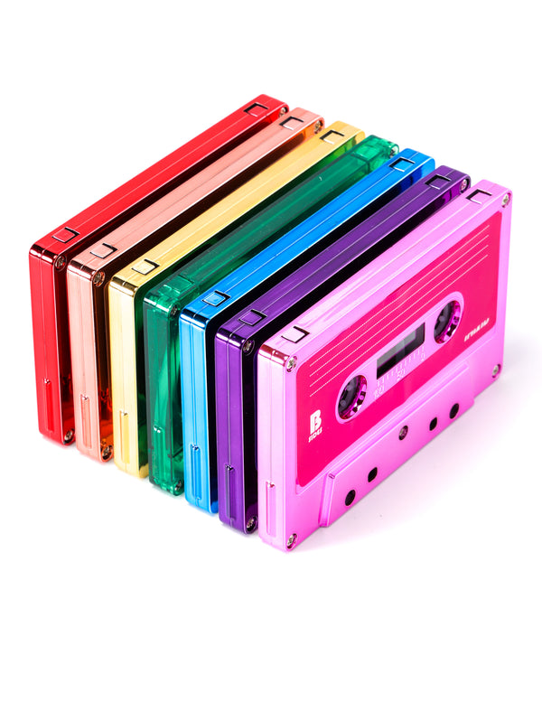 70353: Audio Cassette Tapes |Blank for Recording C-60 Minute |7pcs Brick | RAINBOW PRIDE CHROME