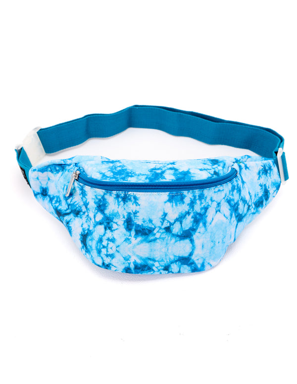 80014: La Banana Bum Bag | Tye Dye Blue