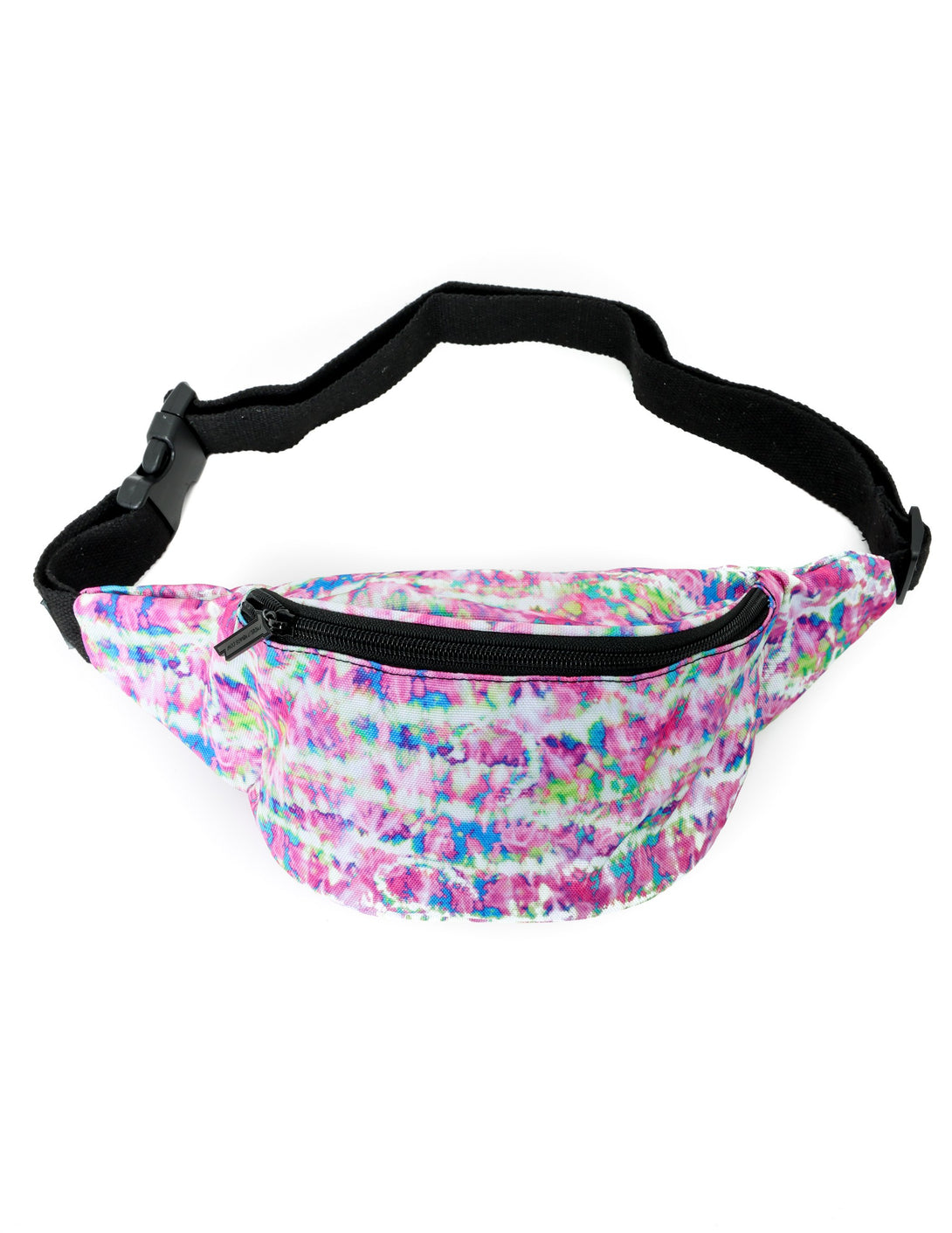 80043: La Banana Bum Bag | Tie Dye Pink Crackle