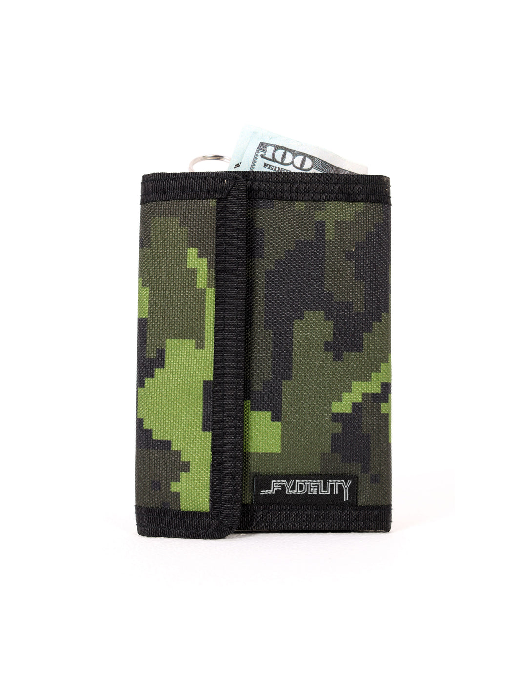 80704: 80's RFID Data Protection Wallet | Green CAMO