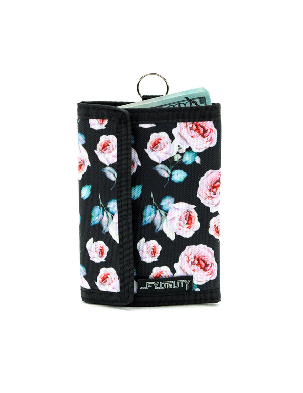 80707: 80's RFID Data Protection Wallet | Pink Rose