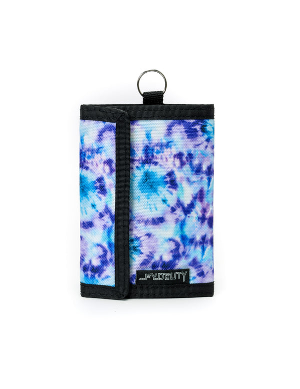 80741: 80's Wallet |Bi-Fold w/ RFID Wireless Data Theft Protection |Tie-Dye  Ripple