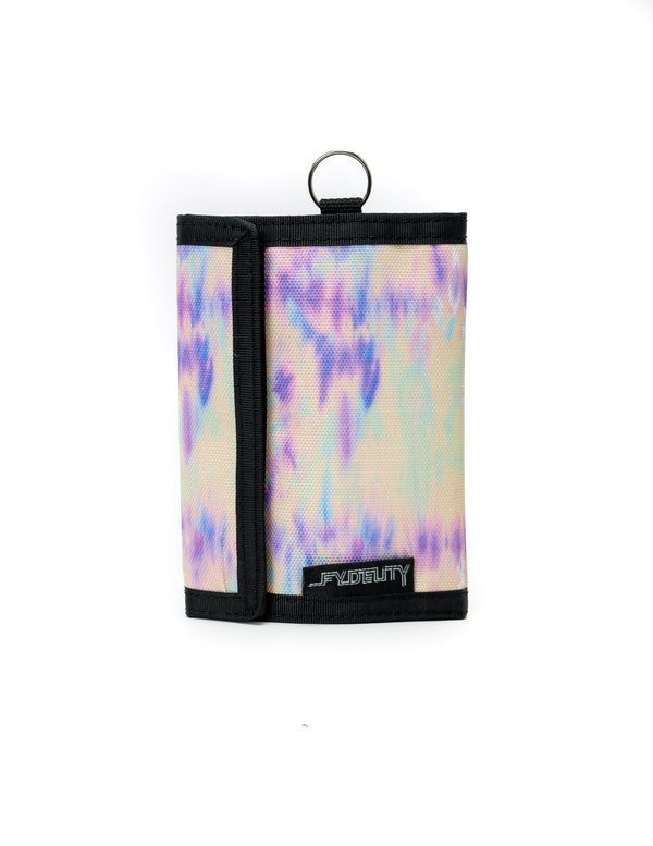 80742: 80's Wallet |Bi-Fold w/ RFID Wireless Data Theft Protection |Tie-Dye  Static