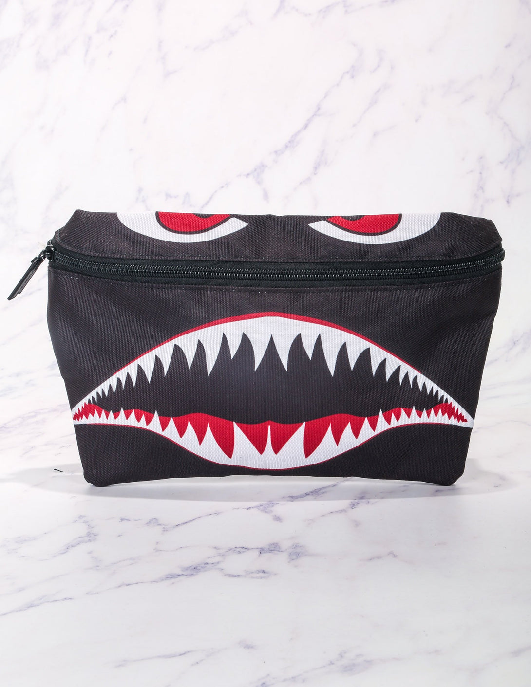 81435: FYDELITY- XL Ultra-Slim Fanny Pack: FLYING TIGER Black