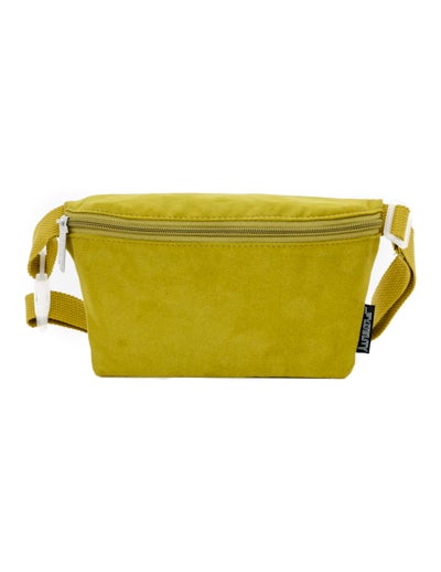 83737: Fanny Pack |Ultra-Slim| Faux Suede Olive