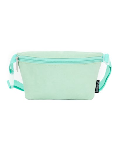 83738: Fanny Pack |Ultra-Slim| Faux Suede Aquamarine